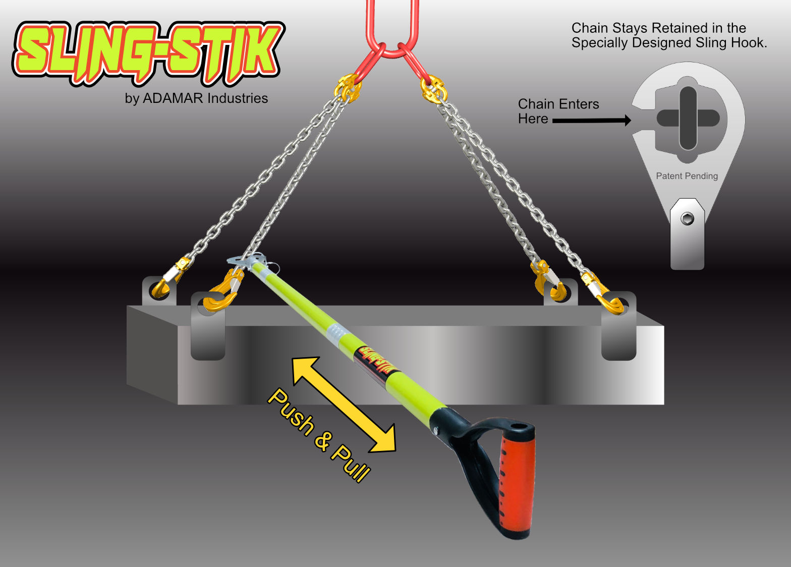 Sling-Stik - Rigid, Strong and Versatile Suspended Load Control