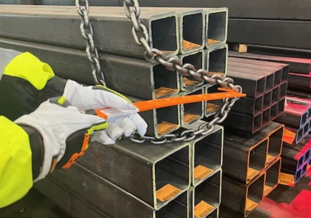 hook-it pallet mover pallet drag tool hand safety tool