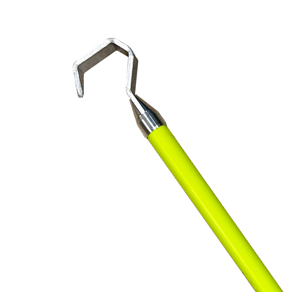 no-hands, hands-off material handling hand safety tools. hook hand tool. Grappler hand tool.