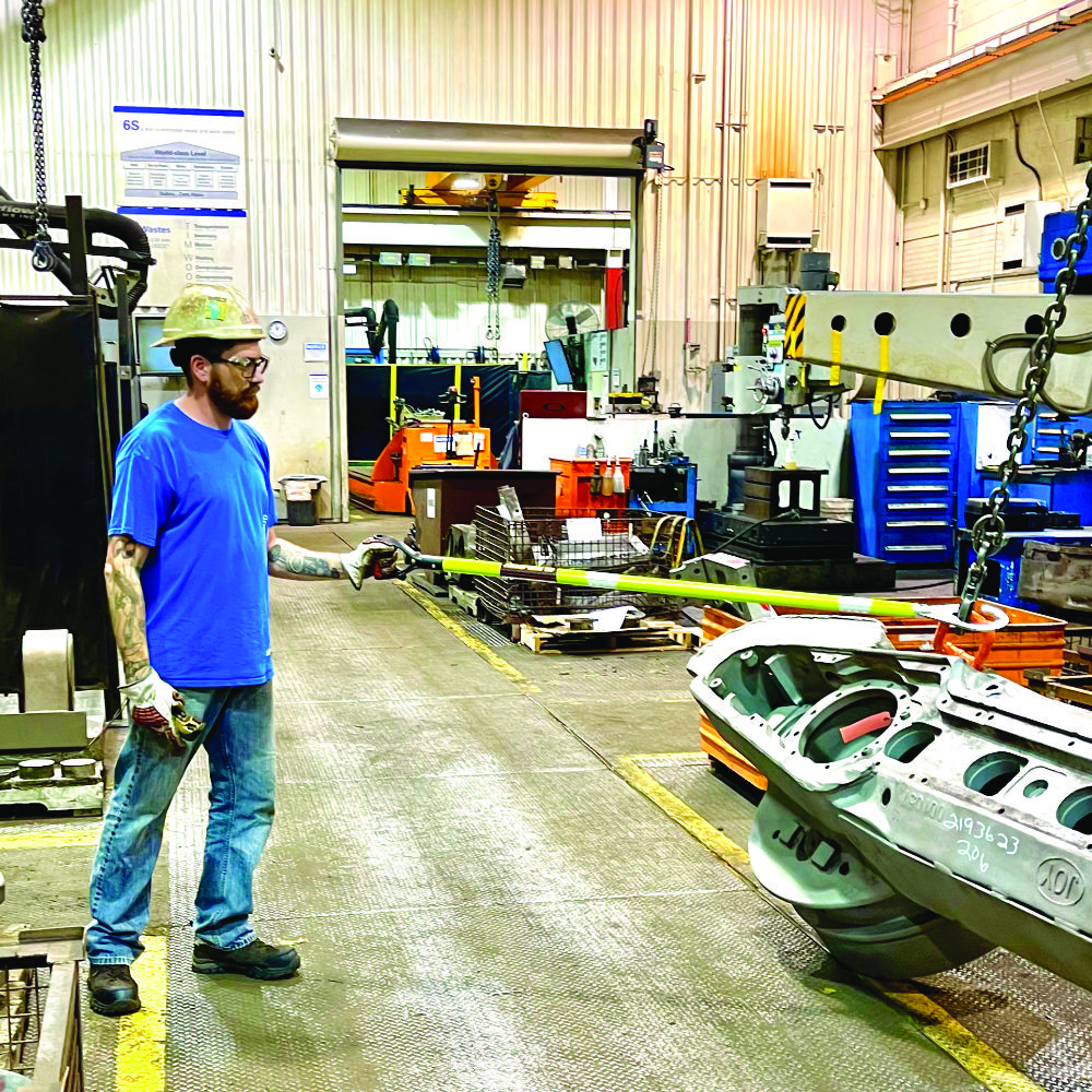 sling-stik is a no touch suspended load control tool that grabs onto chain, wire rope, synthetic slings, webbing, rope, cable, rebar, and provides safe hands free positioning of suspended loads